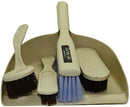 Casey 5 Piece Handheld Pan And Brush Set - Dust Funnel And 4 x Brushes Plastic Material Compact Lightweight Anti-Slip Humanity Design Fine Fiber Dust Remove Efficiently Better Fiber Flexible Perdurable And Cleanable Quick Touch-Ups In Kitchens Craft Rooms