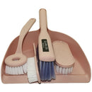 Casey 5 Piece Handheld Pan And Brush Set - Dust Funnel And 4 x Brushes Plastic Material Compact Lightweight Anti-Slip Humanity Design Fine Fiber Dust Remove Efficiently Better Fiber Flexible Perdurable And Cleanable Quick Touch-Ups In Kitchens Craft Rooms