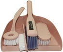 Casey 5 Piece Handheld Pan And Brush Set - Dust Funnel And 4 x Brushes Plastic Material Compact Lightweight Anti-Slip Humanity Design Fine Fiber Dust Remove Efficiently Better Fiber Flexible Perdurable And Cleanable Quick Touch-Ups In Kitchens Craft Rooms