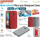 Promate Akton-M8 Multi-colored flexi-grip designed case for HTC One M8 Colour:Red 1 Year Warranty