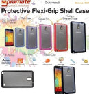 Promate Amos N3 Protective flexi-grip designed shell case for Samsung Note 3 Colour:Black 1 Year Warranty
