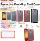 Promate Amos N3 Protective flexi-grip designed shell case for Samsung Note 3 Colour:Red 1 Year Warranty