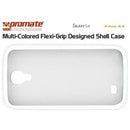 Promate Amos-S4 Multi-Colored Flexi-Grip Designed Shell Case for Samsung Galaxy S4-White 1 Year Warranty