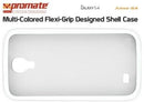 Promate Amos-S4 Multi-Colored Flexi-Grip Designed Shell Case for Samsung Galaxy S4-White 1 Year Warranty