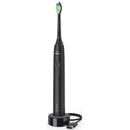 Philips Sonicare 3100 Series Electric Toothbrush - 3100 Series W2 Optimal Black Brush Heads Rechargeable 14 Days Operating Time Lithium ION Battery Type Light Shows Battery Status Slim Ergonomic Design Removes Up To 3x More Plaque Quadpacer and SmarTimer