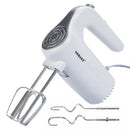 Sokany Electric Hand Mixer and Blender- Powerful 500w Motor 5-Speed Settings Plus Turbo Function Ergonomic Design Includes 2 X Stainless Steel Flat Beaters And 2 X Stainless Steel Dough Hooks Colour White 1 Year Warranty