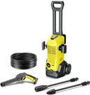 Karcher K3 High Pressure Washer - 1 / 220 - 240 / 50 - 60 Ph / V / Hz Power Supply 20 - Max. 120 / 2 - Max. 12 bar / MPa Pressure Max. 380 l / h Flow Rate Max. 40 °C Inlet temperature 1.6 kW Connected load 5m Power cable High Pressure Gun Dirt blaster Hig