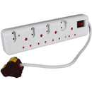 Ellies High Surge Protection 8-way Multi-plug