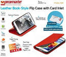 Promate Folio S5 Bookcover with inside card pocket Colour: Red 1 Year Warranty