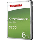 Toshiba S300 3.5-Inch 6Tb Sata Iii Surveillance Internal Hard Drive - 6Tb Capacity Sata 6.0 Gb S Ensuring Fast Data Transfers 7200 Rpm 256Mb Buffer Built For 24 7 Operation
