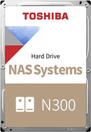Toshiba N300 NAS System Hard Drive Disk - 10TB Capacity 3.5 Inch Form Factor SATA 6 Gbit/s Interface Up to 7200 rpm Rotational Speed 512MB Buffer Size 24/7 Operation Halogen Free 3 Years Warranty.