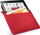 Promate iSleeve.2 iPad premium protective horizontal shamwa leather case with extra pocketFlip cover magnetic lock for device loading securitySlim and classic horizontal cover-upColour:Red 1 Year Warranty