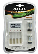 Jiabao JB212 Battery Charger with 4 Pieces 350mAh AAA Rechargeable Batteries 6 Months Warranty