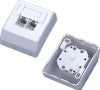 Netix Utp Cate Wall Mount Box W Pcb Dual Port