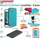 Promate Lanko-i6 Leather Flexible Snap-on Case - Blue 1 Year Warranty
