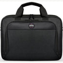 Port Hanoi II Laptop Bag - 17.3 Inches Reinforced Compartment For Shock Computer Large Front Pocket With Accessories Organizer Compact And Lightweight Design Adjustable And Removable Transport Strap Trolley Strap For Suitcase Handle 2 Years Warranty