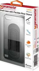 Promate Lazar iPhone 5 Compact Shell Case with In-built Flexible Rear Standwith Secure snap-on design for enclosed protectionpolycarbonate shell with back aluminum plateColour:Black 1 Year Warranty