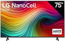 The LG 75 Inch NanoCell NANO80 4K Smart TV has an alpha 7 AI Processor 4K Gen8 Game Optimiser & Dashboard and Filmmaker Mode that will allow you to watch movies as the director intended New AI button voice controls drag and drop functions on the AI Magic