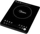 Midea Digital Single Induction Cooker - 2000W Power Usage 3 Hour Timer Energy Saving Touch Control Fast Direct Heating Not an Element 1 Year Warranty.
