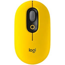 Logitech POP Silent Wireless Mouse Yellow - is a vibrant 4-button Bluetooth wireless mouse featuring high-precision optical tracking with up to 4000 DPI sensitivity. It offers silent clicks via SilentTouch switches supports connection to up to three devic