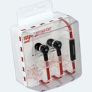 Promate Prodyna Universal multifunction stereo hands-free earphone Flat cable design Stereo Earphone Set with In-built microphone and call button function for all Audio devices-Black 1 Year Warranty