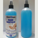 Casey Han SanX 500ml Hand and Surface Alcohol Based Sanitiser -70% Ethanol Alcohol Water Syperonic NP9 Glycerine Light Blue Liquid