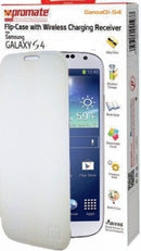 Promate SansaQi-S4 Flip-Case with Wireless Charging Receiver-White 1 Year Warranty