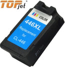 TopJet Generic Replacement Tri Colour Ink Cartridge for Canon CL446XL-Single Tri-Colour Cartridge Page Yield 300 Pages with 5% Coverage for use with Canon iP2840 MG2440 MG2540 MG2540S MG2545S MG2940 MG3040 MX494 TS3140