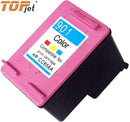 TopJet Generic Replacement Single Tri Colour Officejet Ink Cartridge CC656A for HP901XL- Tri-Colour Cyan Magenta Yellow Single Ink Cartridge Page Yield 350 Pages with 5% Coverage for use with HP Officejet 4500 Desktop All-in-One Printer (CM753A) HP Office