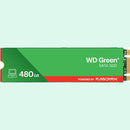 Western Digital Green SATA SSD - 480GB Capacity M.2 2280 Form Factor SATA Interface 545MB/s Sequential Read Performance Reliability Up to 1M Hours MTTF 0°C to 70°C Operating Temperature 3 Years Warranty.