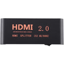 UniQue Metal HDMI Splitter - 1 Input HDMI Port 2 Display Output HDMI Port 4K Display 3840x2160 Display Resolution Up To 6GHz Video Bandwidth 60/80Hz Vertical Frequency Range 4 Device Port LED Power ON/OFF Button 5W Power Consumption 3 Months Warranty