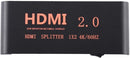 UniQue Metal HDMI Splitter - 1 Input HDMI Port 2 Display Output HDMI Port 4K Display 3840x2160 Display Resolution Up To 6GHz Video Bandwidth 60/80Hz Vertical Frequency Range 4 Device Port LED Power ON/OFF Button 5W Power Consumption 3 Months Warranty