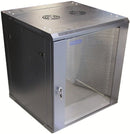 Netix 15U Wall Mount Server Cabinet - 15U Wall Mount Design Durable Steel Construction 600mm x 600mm Tempered Glass Front Door With Key Ventilated Panels For Optimal Airflow And Cooling Cable Entry Ports Removable Side Panels Compatible With Standard 19"