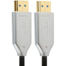 UniQue HDTV Active Optical Cable - 10 Meters Long 4K 2160P Ultra HD @ 60Hz 10 HDR 2.2 HDCP `18Gbps Bandwidth Gold Plated Long-Life Design PVC Jacket Material OM3 Fiber 250mW Power Consumption Plug and Play One Way Transmission Resistant To EMI And RFI 4.8
