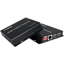 UniQue HDMI KVM IP Extender - Transmitter And Receiver 300M HDMI IP Extender 1080P Resolutions 48KHzAudio Rate Uses CAT5e/6 Cable To Transmit HD Display From The Source TCP/IP Protocol Support Point-to-Point Mode Point-to-Multipoint Mode Multipoint-to-Mul
