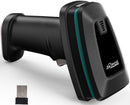 Postron 2D Wireless Barcode Scanner - Connect Via 2.4G USB Dongle Bluetooth And USB-C Cable 2D High-Speed Scanning QR Codes Data Matrix PDF417 And All Standard 1D Barcodes USB-C Fast Charging Works With Windows MacOS Android IOS Tablets POS Systems And La