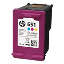 HP 651 TRI COLOUR INK CARTRIDGE - IA 55