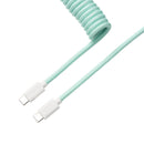 Keychron Coiled Aviator Cable - Mint Straight