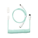 Keychron Coiled Aviator Cable - Mint Straight