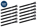 Linkbasic Reusable Velcro Cable Tie 200X12Mm 12 Pack