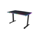 Cooler Master GD120 A-RGB Gaming Desk 30th Anniversary Edition Compact Ergonomic Gaming Desk Allowing ARGB Lighting Sychronization With MASTERPLUS+ APP And Built With Cable Management Tray And Up To 100KG (MAX) - Black Colour