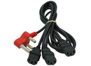 Locally Sourced Dedicated 3 Way Iec Power Cable