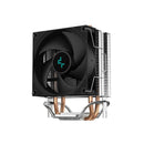 DeepCool AG200 Single-Tower CPU Air Cooler With 2X Direct Contact Copper Heatpies And 1X 92mm Hydro Bearing PWM Fan And 100W (Max) TDP - Black Colour