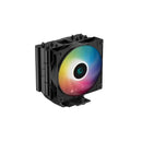 DeepCool AG400 BK ARGB CPU Air Cooler With 4X Balanced Bi-Directional Heatpipe Technology And 1X 120mm Hydro Bearing PWM A-RGB Fan With 220W (Max) TDP - Black Colour