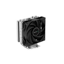 DeepCool AG400 CPU Air Cooler With 4X Balanced Bi-Directional Heatpipe Technology And 1X 120mm Hydro Bearing PWM Fan With 220W (Max) TDP - Black Colour