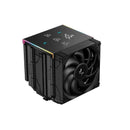 DeepCool AK620 Digital Pro Double Tower CPU Air Cooler With 6X Copper HeatPipes And 2X 120mm PWM Low Noise FDB Fans And Low-Profile Magnetic Full Status Digital LCD Display With A-RGB LED Strips With 260W (Max) TDP - Black Colour