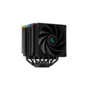 DeepCool AK620 Digital All-Black Dual Tower CPU Air Cooler With 6X Copper HeatPipes And 2X 120mm PWM Low Noise FDB Fans And Low-Profile Magnetic Status LCD Display With A-RGB LED Strips With 260W (Max) TDP - Black Colour