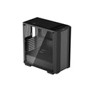 DeepCool CC560 (No Fan Version) ATX Mid-Tower Case With Mesh Front Design And Full-Sized Tempered Glass Side-Panel Window, Supporting Upto 6X 120mm Fans And 360mm AIO Cooling - Black Colour