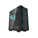 DeepCool CC560BK-V2 ATX Mid-Tower Case With 4X Pre-Installed 120mm LED Fans And Full-Sized Tempered Glass Side-Panel And Well-Ventilated Front Panel Design - Black Colour