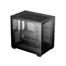 DeepCool CG530 Dual-Chamber Panoramic Scenic View Designed ATX Case With Front And Side Tempered Glass Panels And Supporting 360mm Radiator Size* And Upto 10X 120mm Fans - Black Colour